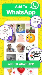 اسکرین شات برنامه Animated Emojis Sticker for WA 2