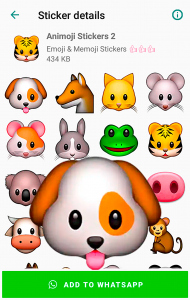 اسکرین شات برنامه Emoji & Memoji Stickers 5