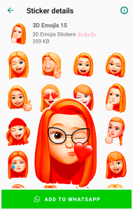 اسکرین شات برنامه Funny Emojis Stickers 5