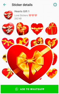 اسکرین شات برنامه Love Stickers for WhatsApp 3