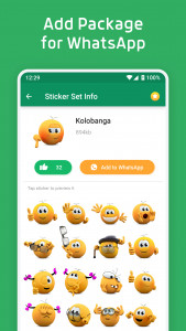 اسکرین شات 1 برنامه WASticker-Sticker for WhatsApp