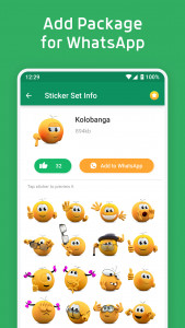 اسکرین شات برنامه WASticker-Sticker for WhatsApp 1