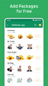 اسکرین شات 3 برنامه WASticker-Sticker for WhatsApp
