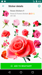 اسکرین شات برنامه Roses Stickers for WhatsApp WAStickerApps Flowers 5