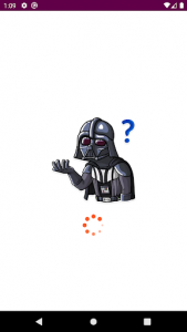 اسکرین شات برنامه Stickers Jedis & Siths, WastickerApps 1