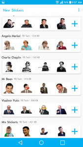 اسکرین شات برنامه More Stickers For WhatsApp 3