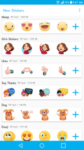 اسکرین شات برنامه More Stickers For WhatsApp 4