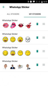 اسکرین شات برنامه Sexy Lips Kiss Stickers for WhatsApp,WAStickerApps 1