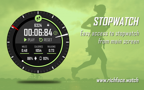 اسکرین شات 5 برنامه Active Point Watch Face