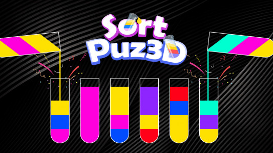 اسکرین شات 8 بازی SortPuz 3D: Water Color Sort