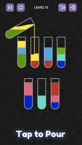 اسکرین شات 1 بازی Water Sort Puzzle - Sort Color