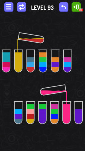 اسکرین شات 4 بازی Water Sort - puzzle games