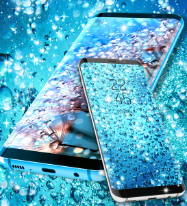 اسکرین شات 5 برنامه Water drops live wallpaper