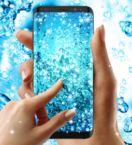 اسکرین شات 8 برنامه Water drops live wallpaper