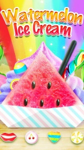 اسکرین شات برنامه Watermelon Ice Cream: Cooking Games for Girls 1