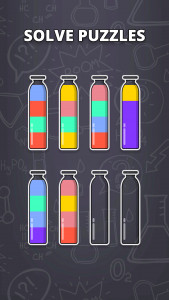 اسکرین شات بازی Water Sort -Color Sorting Game 3