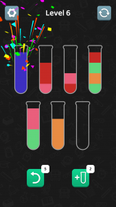 اسکرین شات 5 بازی Water Sort - Color Sort Game