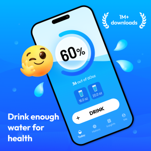اسکرین شات 1 برنامه Water Tracker: Water Reminder