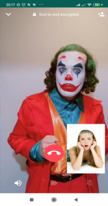 اسکرین شات برنامه Joker Prank Fake Video Cal 5