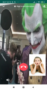 اسکرین شات برنامه Joker Prank Fake Video Cal 6