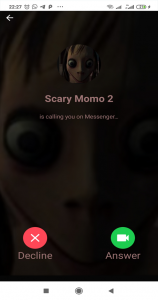 اسکرین شات برنامه Momo Video & Voice Fake Call 5
