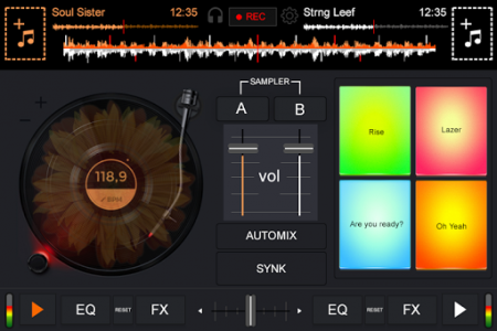 اسکرین شات برنامه Dj Player Music Mixer Pro 3
