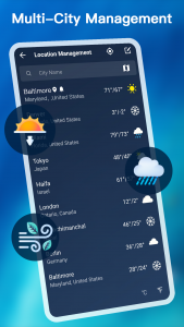 اسکرین شات برنامه Weather - Accurate Weather App 6