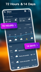 اسکرین شات برنامه Weather - Accurate Weather App 2