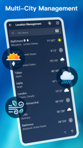 اسکرین شات 6 برنامه Weather - Accurate Weather App