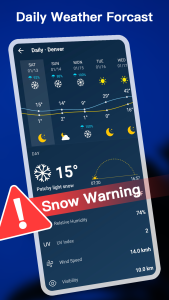 اسکرین شات 5 برنامه Weather - Accurate Weather App