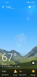 اسکرین شات 2 برنامه Weather Forecast Accurate Info
