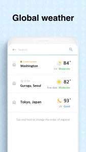 اسکرین شات برنامه Weather Screen 2 - Forecast 7