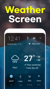 اسکرین شات برنامه Weather Screen 2 - Forecast 1