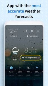 اسکرین شات برنامه Weather Screen 2 - Forecast 2