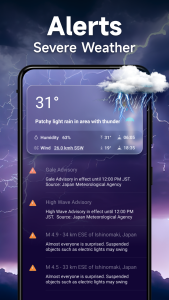 اسکرین شات 5 برنامه Weather Forecast- Live Weather