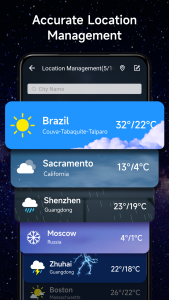 اسکرین شات 7 برنامه Weather: Live radar & widgets