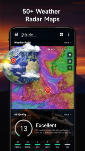 اسکرین شات برنامه Weather: Live radar & widgets 3