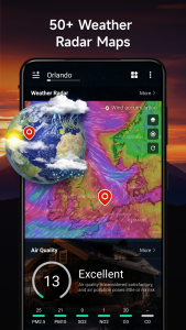 اسکرین شات برنامه Weather: Live radar & widgets 2