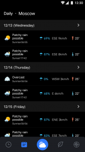 اسکرین شات برنامه Live Weather: Forecast & Radar 6