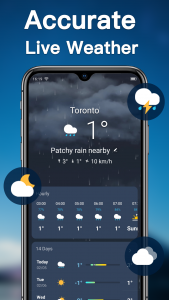 اسکرین شات 2 برنامه Weather - Weather Live