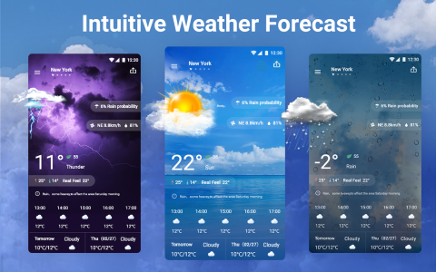 اسکرین شات برنامه Live Weather: Weather Forecast 1