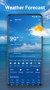 اسکرین شات برنامه Live Weather: Weather Forecast 4