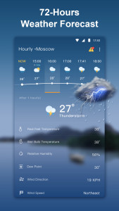 اسکرین شات 2 برنامه Weather Live: Weather Forecast
