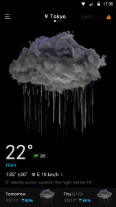 اسکرین شات برنامه Live Weather & Weather Radar 3