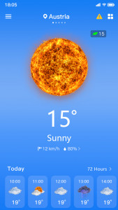 اسکرین شات برنامه Weather App & Solar Weather 2