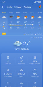 اسکرین شات برنامه Weather App & Solar Weather 5