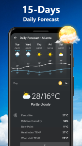 اسکرین شات 5 برنامه Weather - Live Radar & Widgets