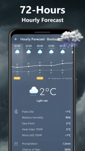 اسکرین شات برنامه Weather - Live Radar & Widgets 4