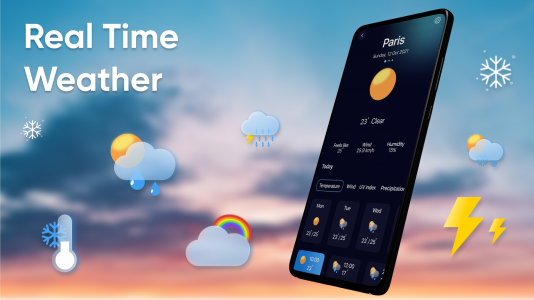 اسکرین شات برنامه Weather Widget : Forecast App 1