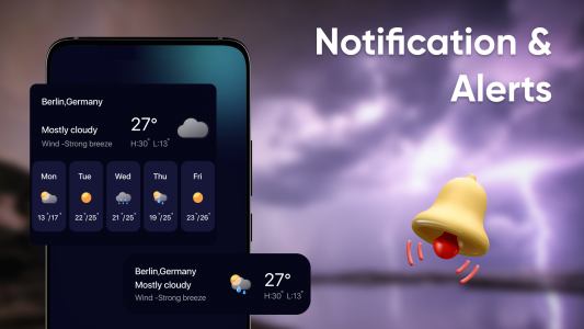 اسکرین شات برنامه Weather Widget : Forecast App 4
